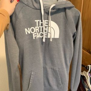 The North Face sweatshirt
